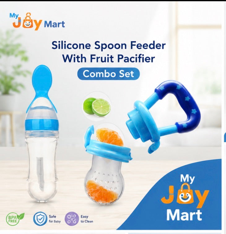 Spoon Feeder with Fruit Pacifier Combo Set