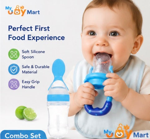 Spoon Feeder with Fruit Pacifier Combo Set