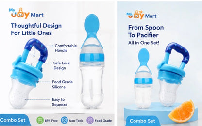 Spoon Feeder with Fruit Pacifier Combo Set